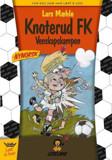 Omslag av "Leseløve - Knoterud FK Venskapskampen (nynorsk utgåve)"
