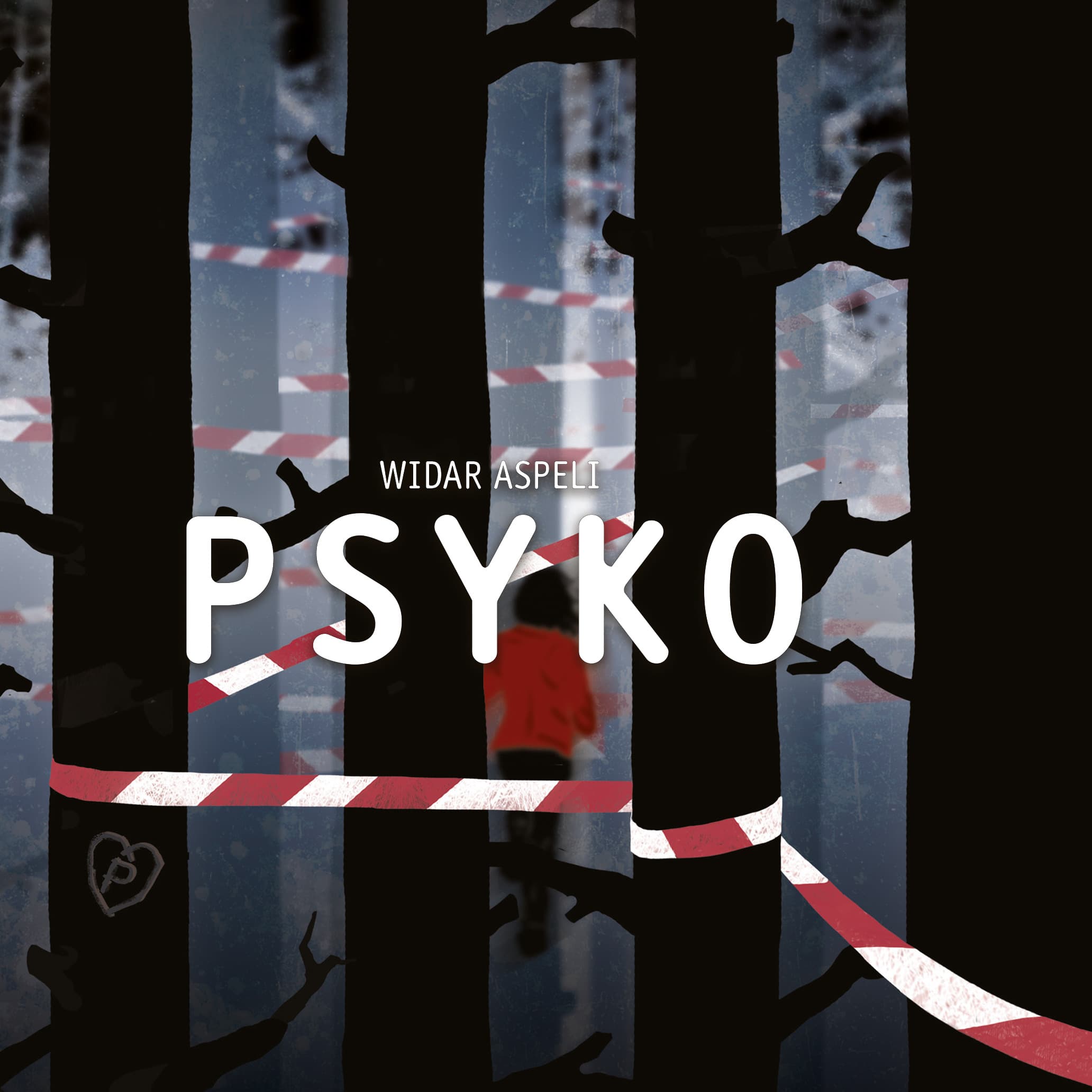 Omslag Psyko av Widar Aspeli (Lydbok)