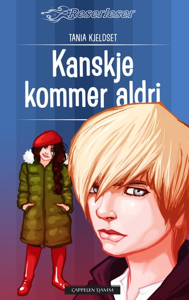 Omslag av "Kanskje kommer aldri"