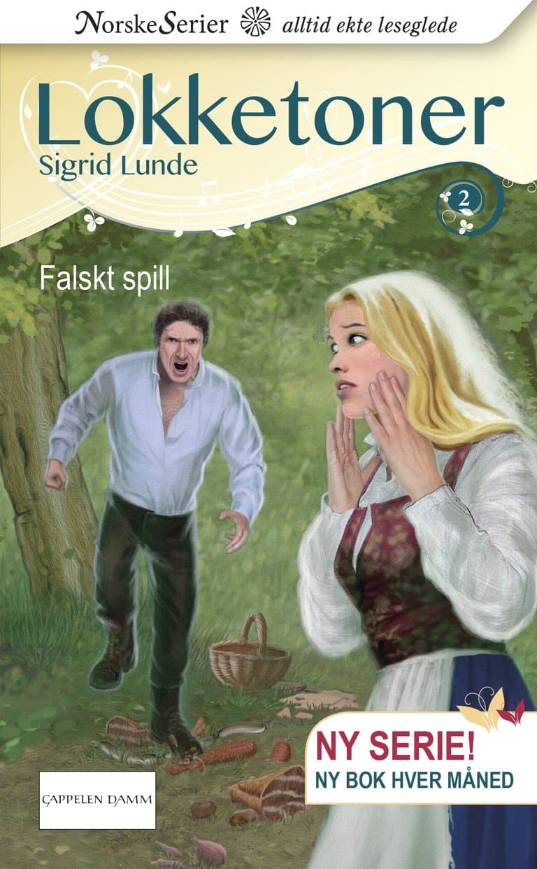 Omslag Falskt spill av Sigrid Lunde (Heftet)