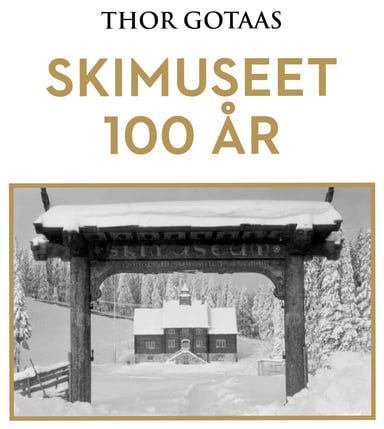 Omslag av "Skimuseet 100 år"