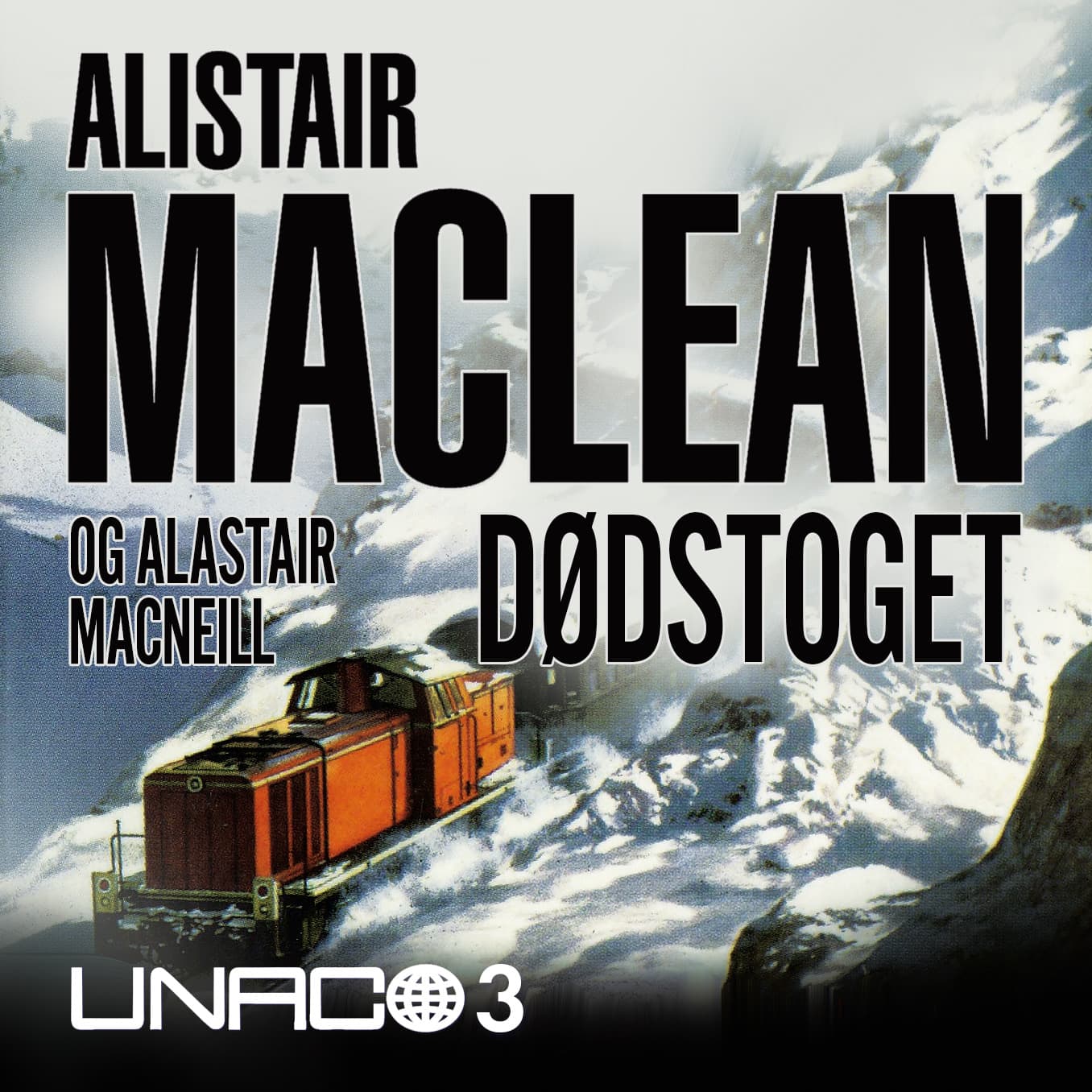 Omslag Dødstoget av Alistair MacLean (Lydbok)