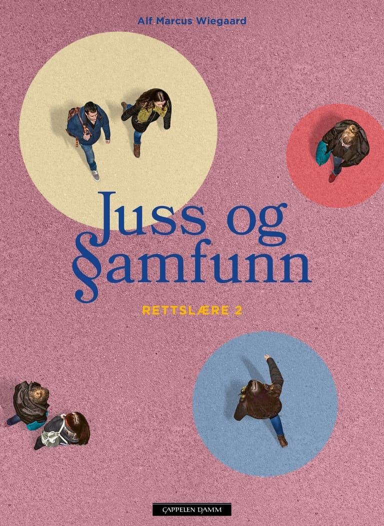 Omslag Juss og samfunn 2 av Alf Marcus Wiegaard (Heftet)