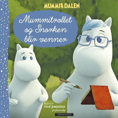 Omslag av "Mummitrollet og Snorken blir venner"