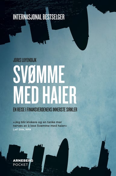Omslag av "Svømme med haier"