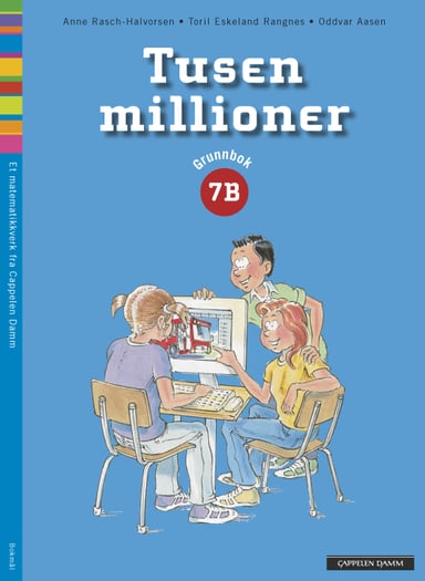 Omslag av "Tusen millioner 7B Grunnbok"
