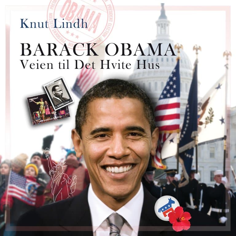 Omslag Barack Obama - Veien til Det hvite hus av Knut Lindh (Lydbok)