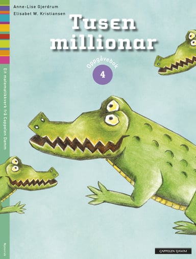 Omslag av "Tusen millionar 4 Oppgåvebok"