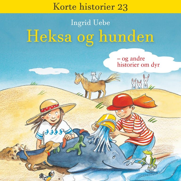 Omslag Heksa og hunden - og andre historier om dyr av Ingrid Uebe (Lydbok)