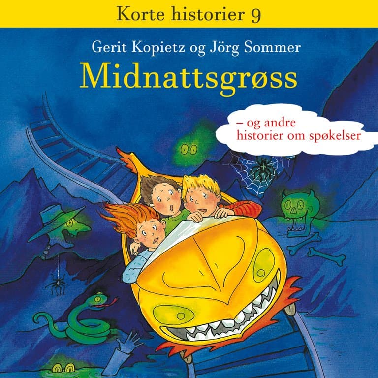 Omslag Midnattsgrøss - og andre historier om spøkelser av Gerit Kopietz (Lydbok)