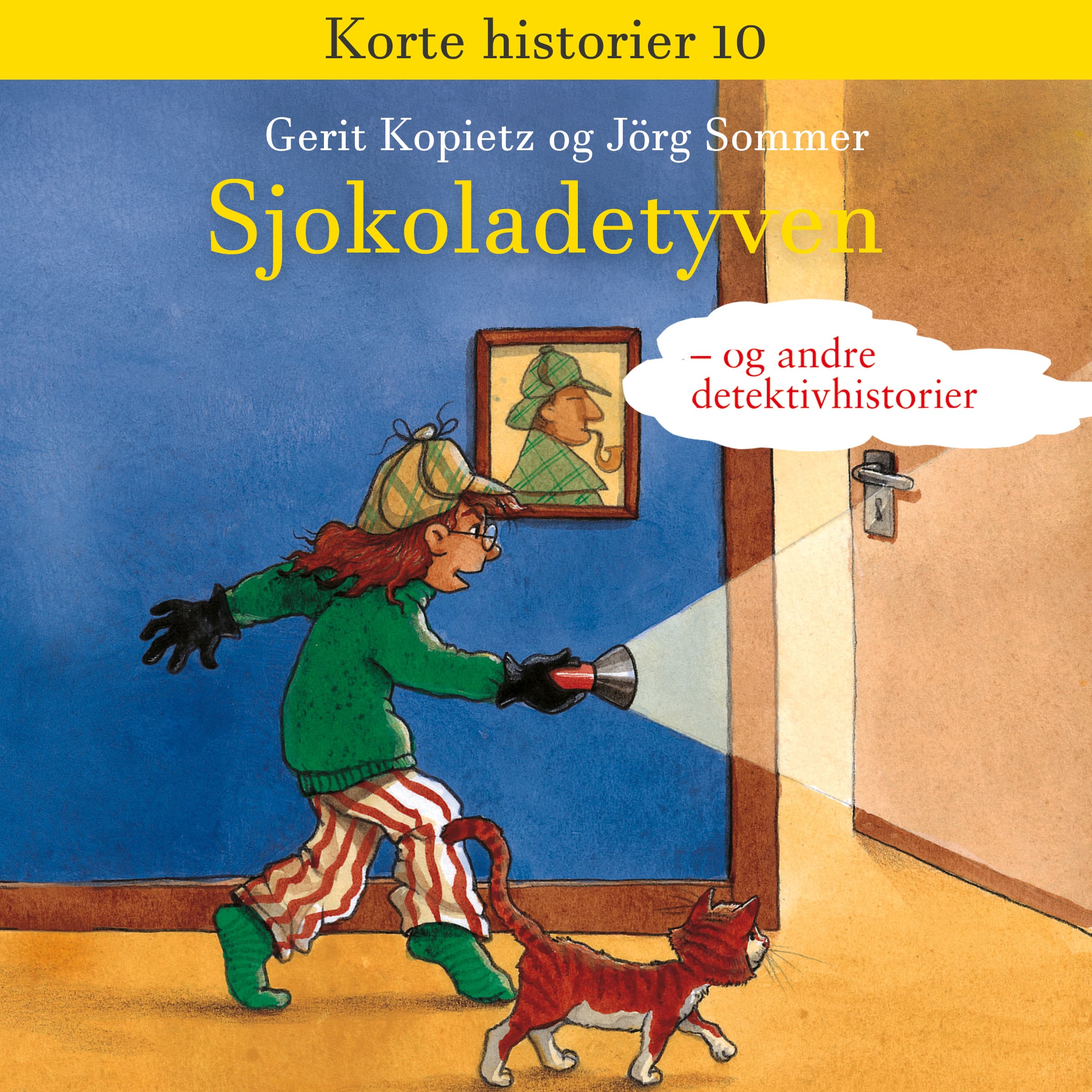 Omslag Sjokoladetyven - og andre detektivhistorier av Gerit Kopietz og Jörg Sommer (Lydbok)