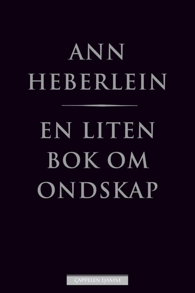 Omslag av "En liten bok om ondskap"