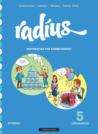 Omslag av "Radius 5 Oppgåvebok"