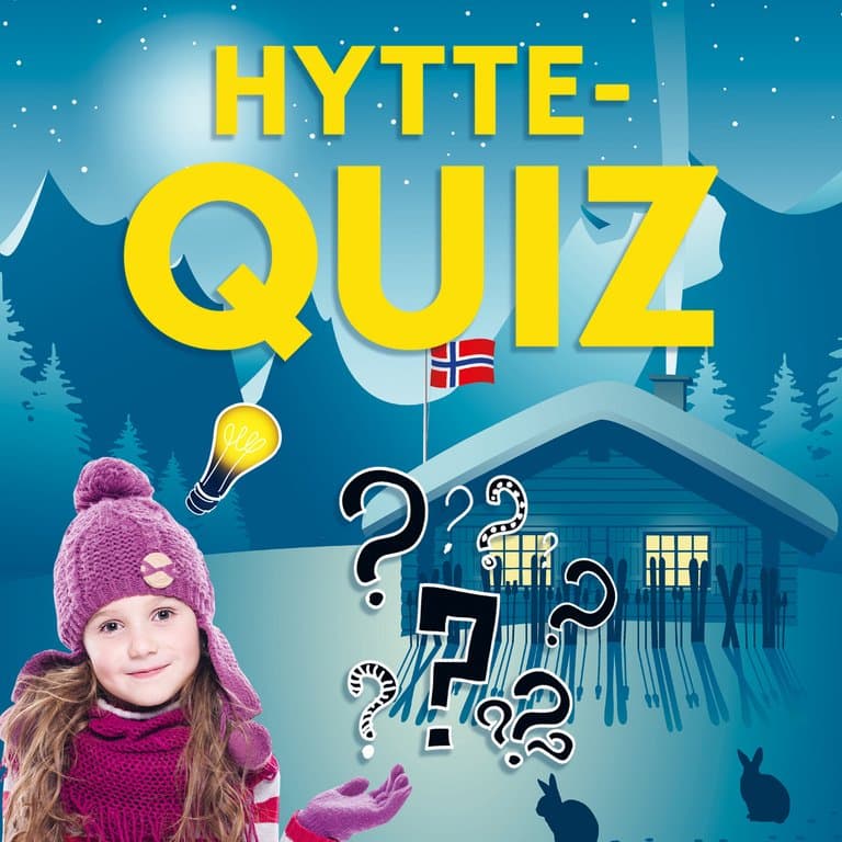 Omslag Hyttequiz - Vinter på fjellet! (Lydbok)