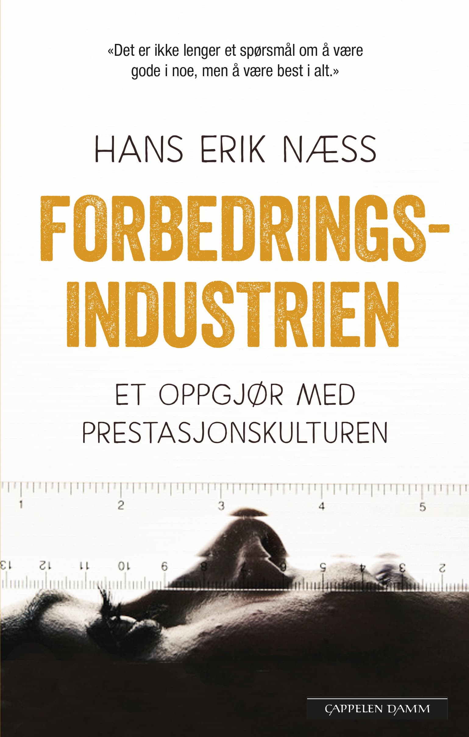 Omslag Forbedringsindustrien av Hans Erik Næss (Innbundet)