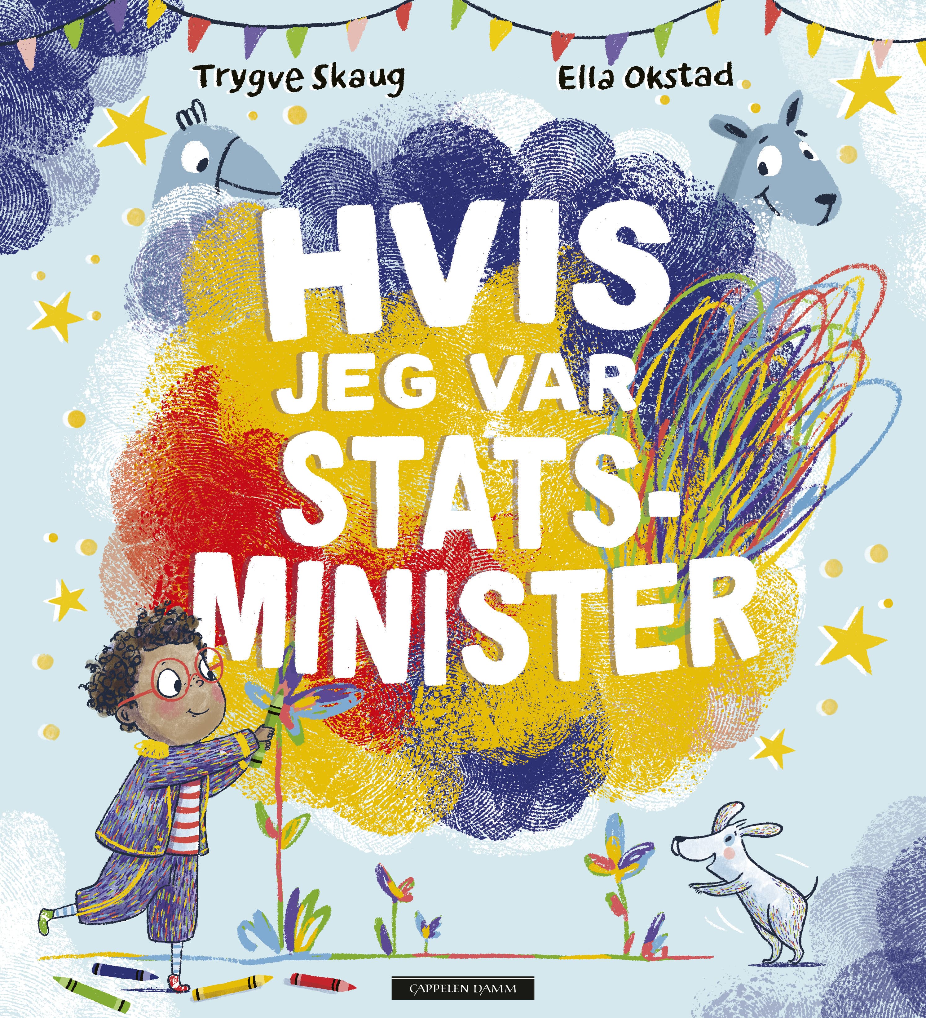 Omslag Hvis jeg var statsminister av Trygve Skaug og Ella Okstad (Ebok)