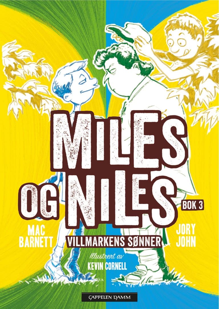 Omslag Miles og Niles. Bok 3. Villmarkens sønner av Mac Barnett og Jory John (Heftet)