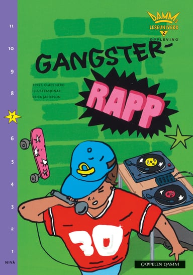Omslag av "Damms leseunivers 2 Opplevelse: Gangster-rapp"
