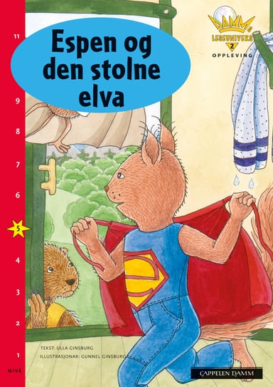 Omslag av "Damms leseunivers 2 Opplevelse: Espen og den stolne elva"