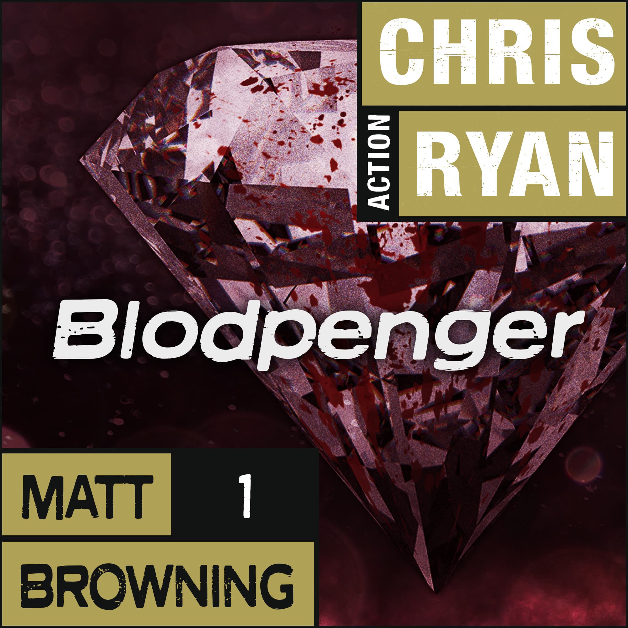 Omslag Blodpenger av Chris Ryan (Lydbok)
