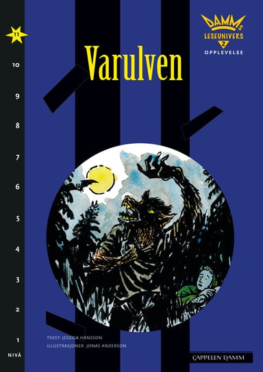 Omslag av "Damms leseunivers 2 Opplevelse: Varulven"