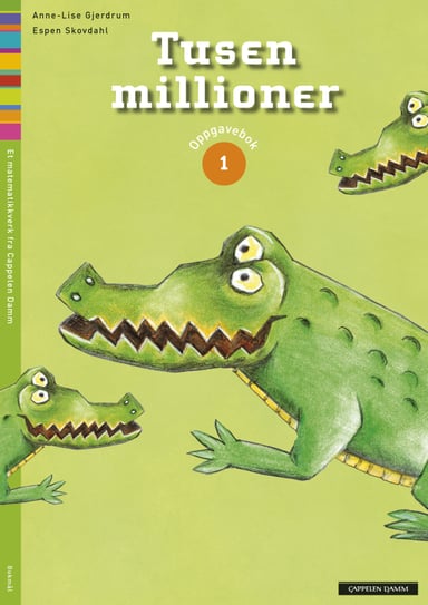 Omslag av "Tusen millioner 1 Oppgavebok"
