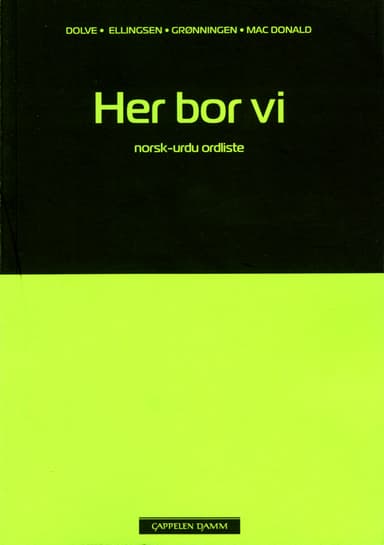 Her bor vi Norsk-urdu ordliste