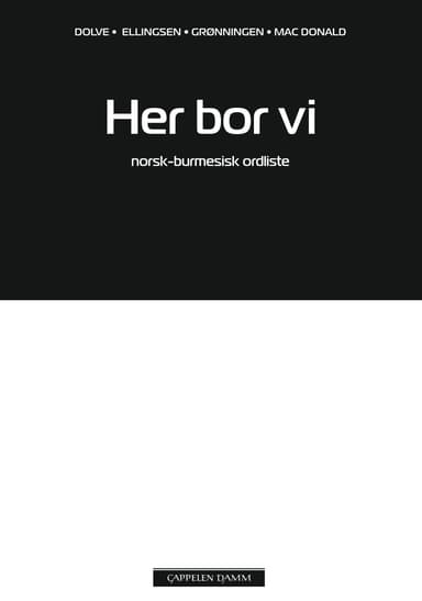 Her bor vi Norsk-burmesisk ordliste