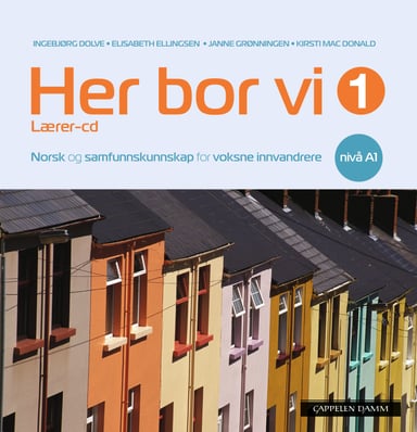 Omslag av "Her bor vi 1 Lærer-cd"