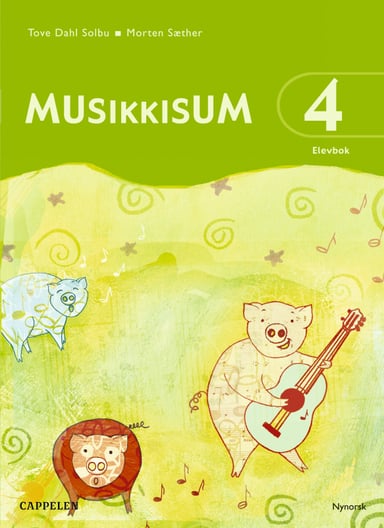 Omslag av "MusikkisuM 4 Elevbok"