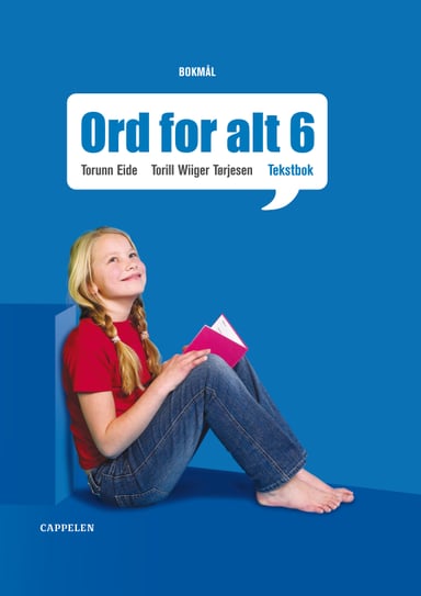 Omslag av "Ord for alt Ny utgave 6 Tekstbok"