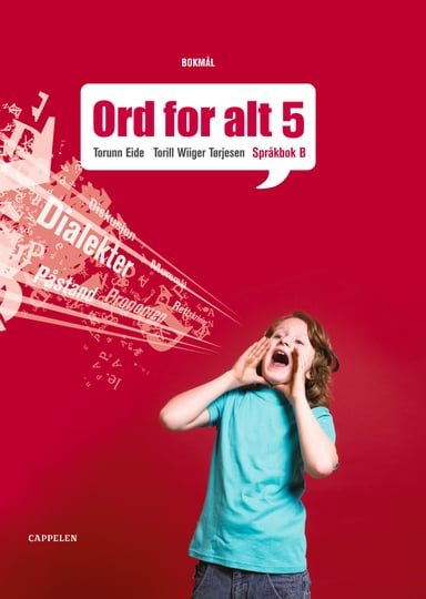 Omslag av "Ord for alt Ny utgave 5 Språkbok B"