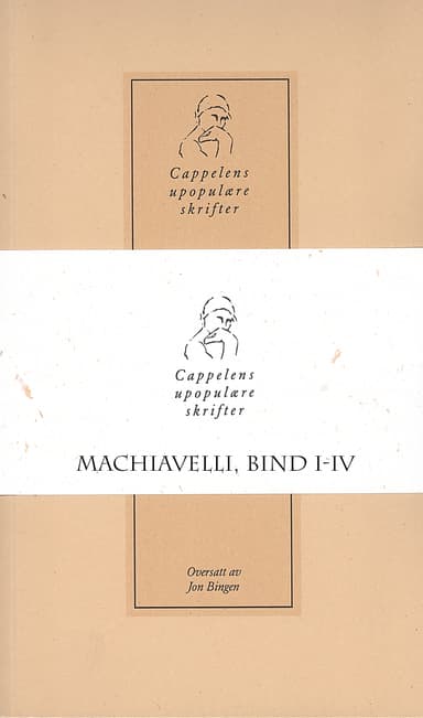 Machiavelli Discorsi, Bind I-IV