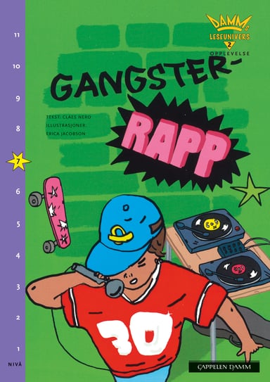 Omslag av "Damms leseunivers 2 Opplevelse: Gangster-rapp"