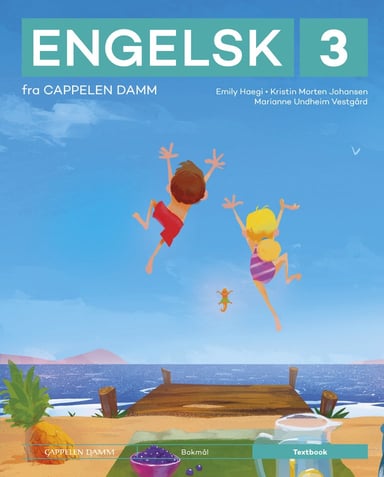 Omslag av "Engelsk 3 fra Cappelen Damm Textbook"