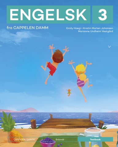 Omslag av "Engelsk 3 fra Cappelen Damm Textbook"