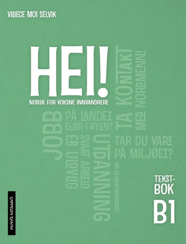 Omslag av "Hei! B1 Tekstbok"