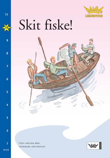 Omslag av "Damms leseunivers 1: Skit fiske!"