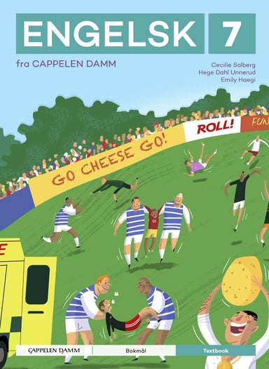 Omslag av "Engelsk 7 fra Cappelen Damm Textbook"