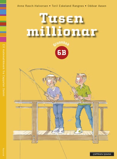 Omslag av "Tusen millionar 6B Grunnbok"