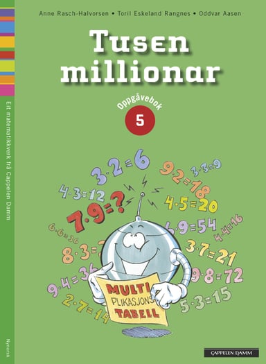 Omslag av "Tusen millionar 5 Oppgåvebok"