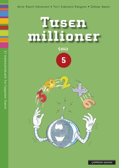 Omslag av "Tusen millioner 5 Fasit"