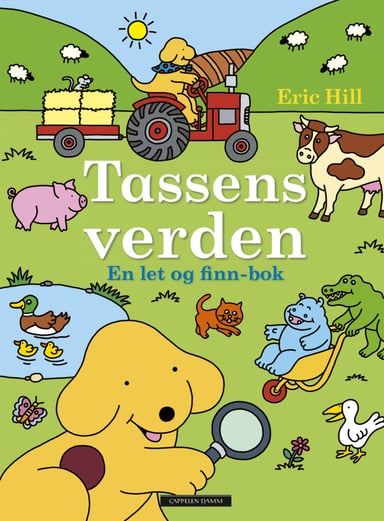 Omslag av "Tassens verden - en let og finn-bok"