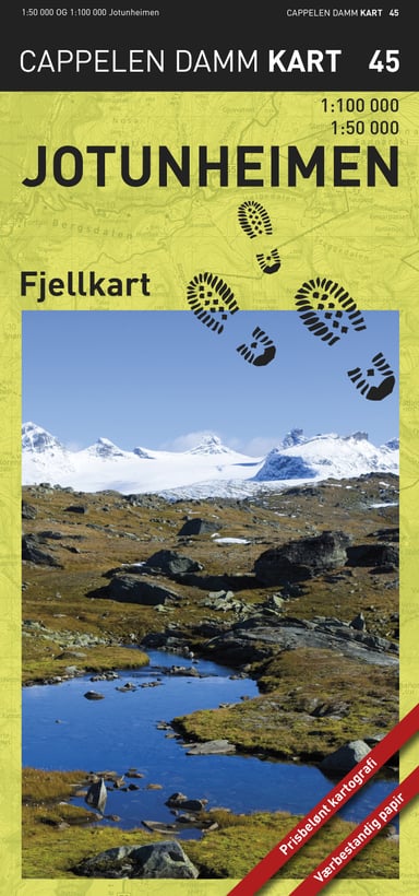 Omslag av "Jotunheimen fjellkart (CK 45)"