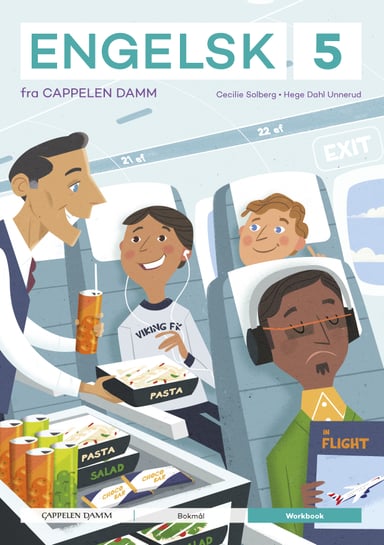 Omslag av "Engelsk 5 fra Cappelen Damm Workbook"