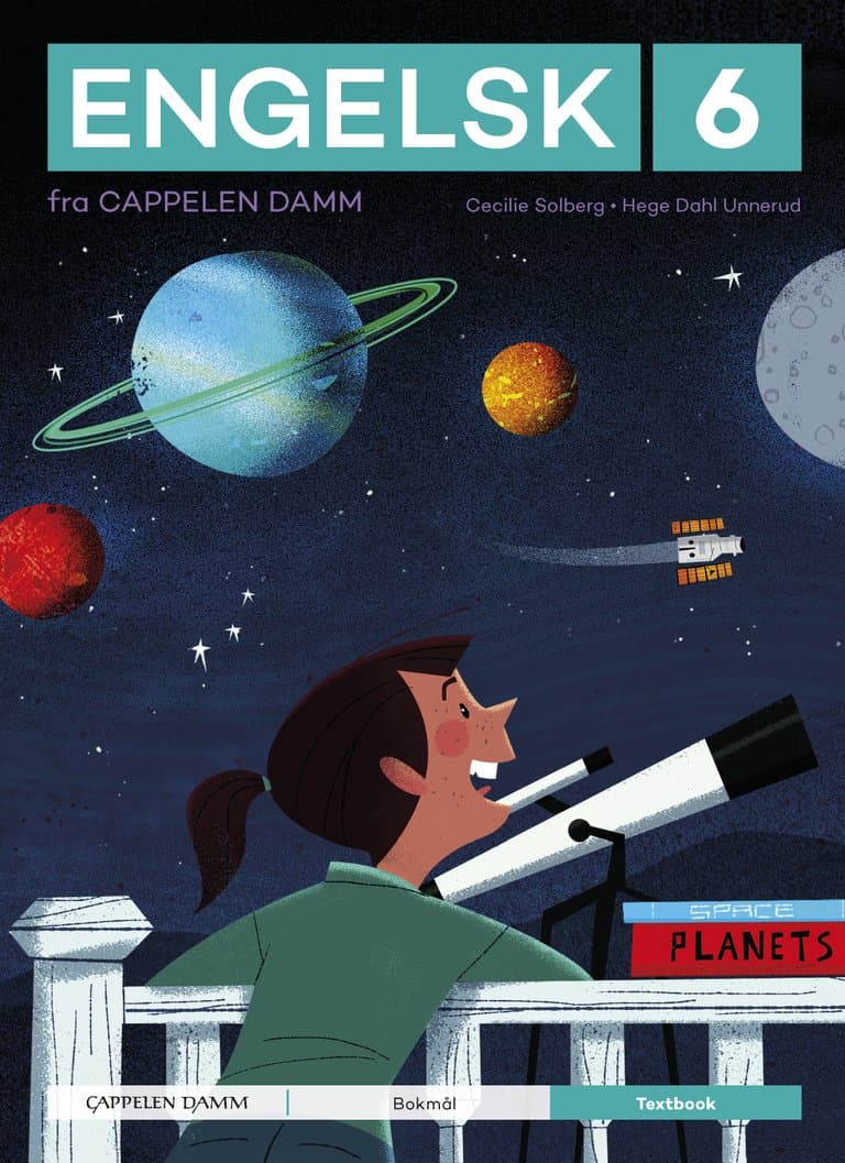Omslag Engelsk 6 fra Cappelen Damm Textbook av Cecilie Solberg og Hege Dahl Unnerud (Innbundet)