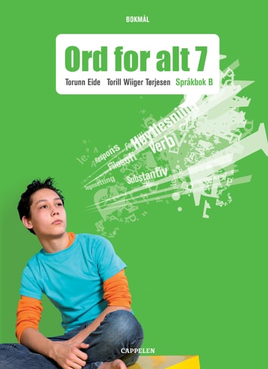 Omslag av "Ord for alt Ny utgave 7 Språkbok B"