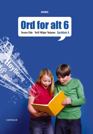 Omslag av "Ord for alt Ny utgave 6 Språkbok A"