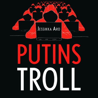 Omslag av "Putins troll - Russlands informasjonskrig mot den demokratiske verden"