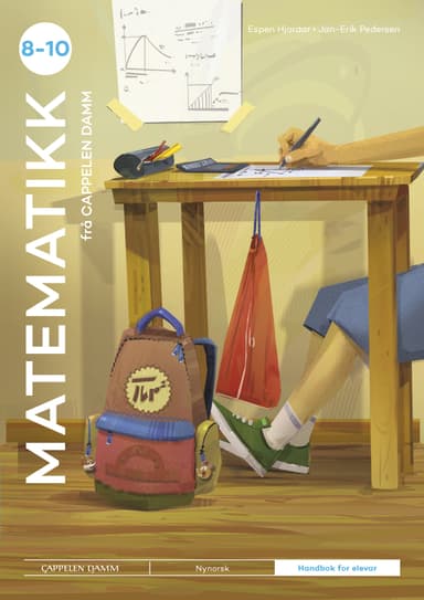 Matematikk 8-10 fra Cappelen Damm Håndbok for elever